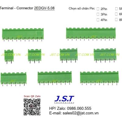 Connector Terminal 2EDGK-5.08 2EDGV-5.08